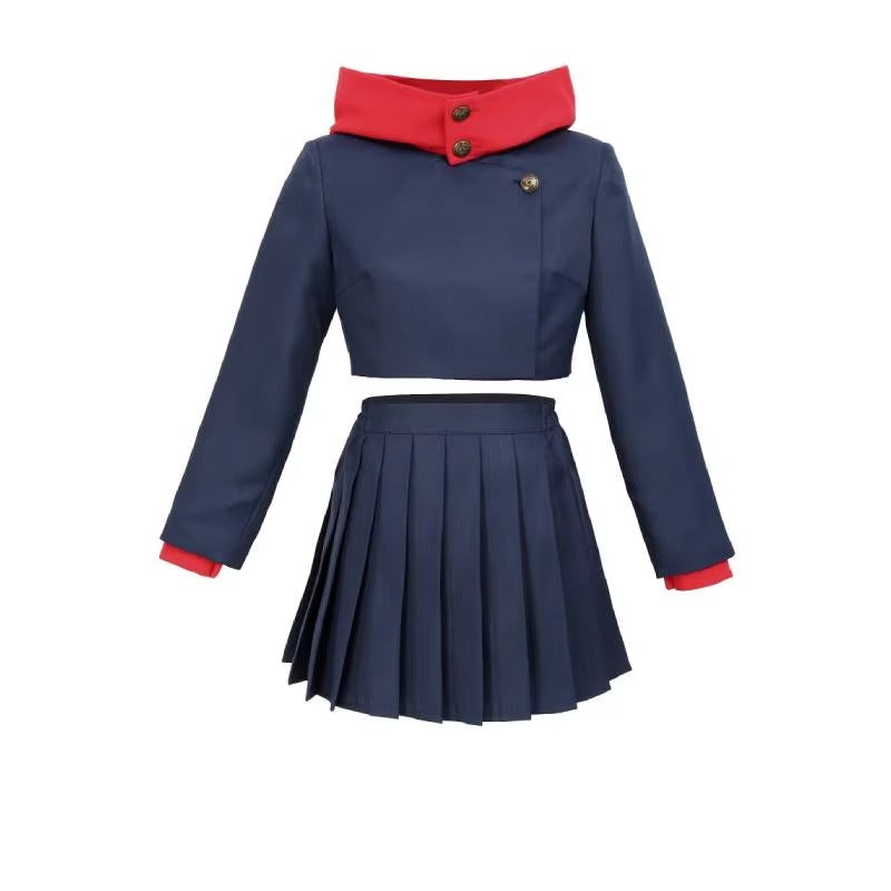 Anime - Streetwear - "CURSED HEIR" -Female Yuji Itadori - Jujutsu Kaisen Anime Cosplay Set - Alpha Weebs