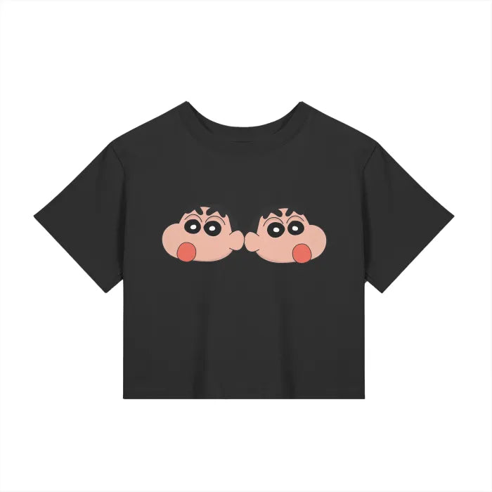 "MISCHIEF MAKER" - Shin-chan Anime Crop Top