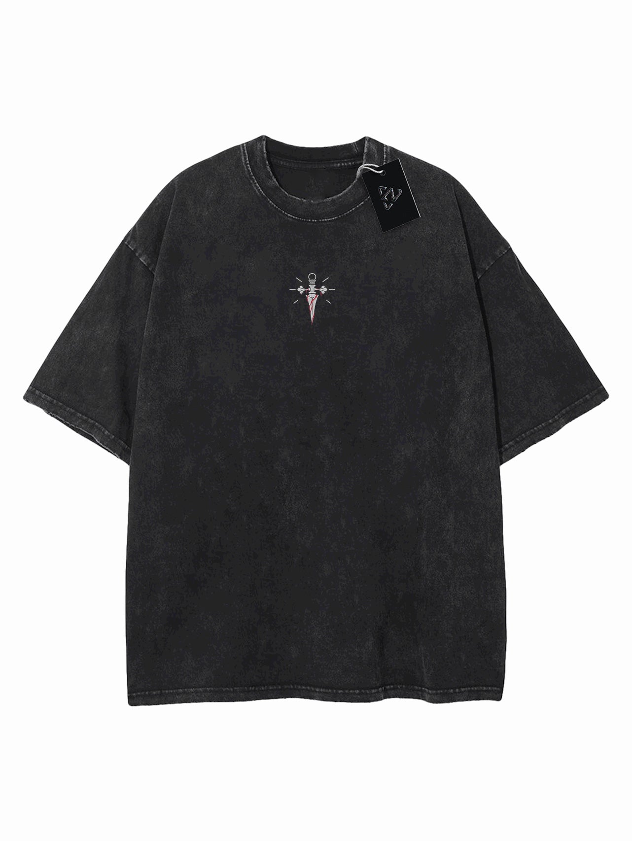 "CHAINED VISION" - Hunter X Hunter Anime Vintage / Acid Washed Oversized T-Shirts