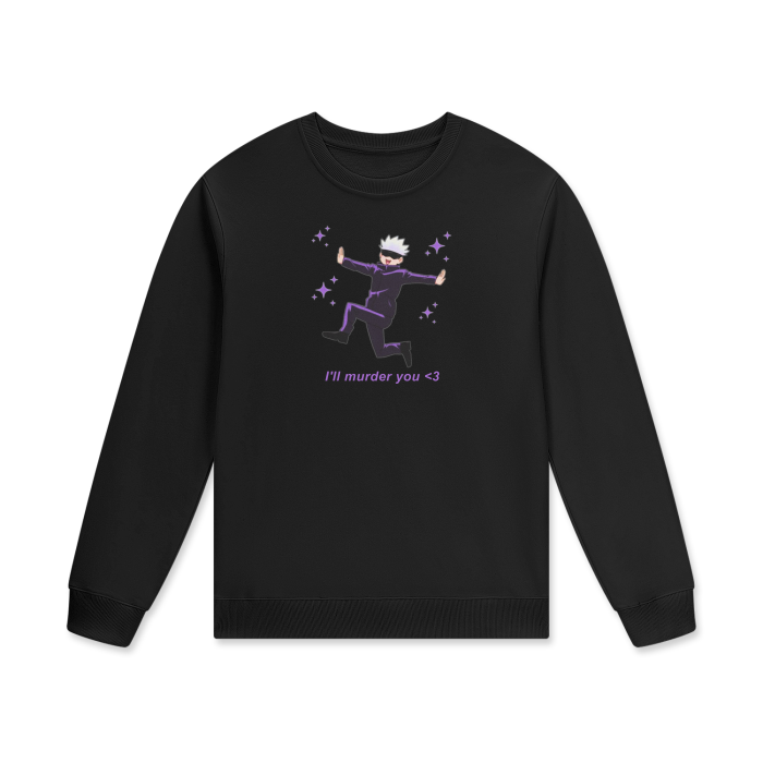 Anime - Streetwear - "KILLA" - Gojo - Jujutsu Kaisen Anime Sweatshirts | 3 Colors - Alpha Weebs