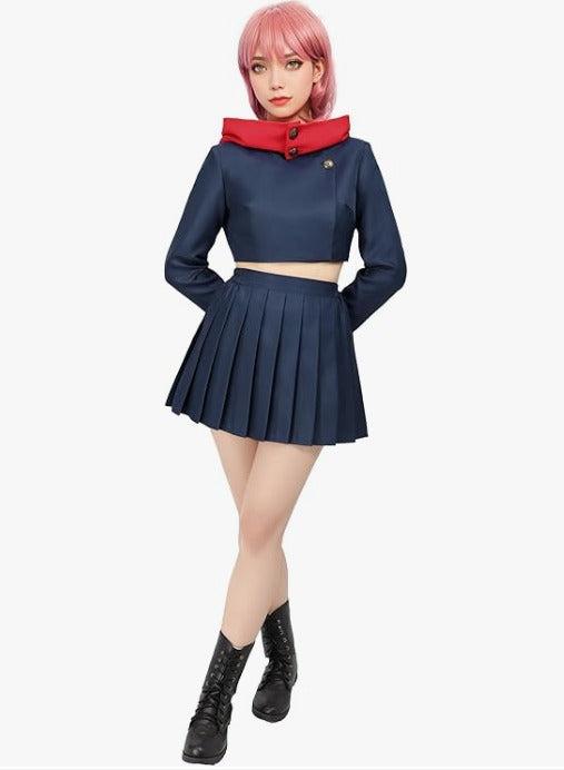 Anime - Streetwear - "CURSED HEIR" -Female Yuji Itadori - Jujutsu Kaisen Anime Cosplay Set - Alpha Weebs