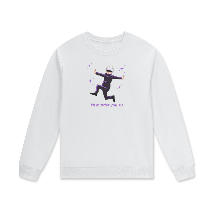 Anime - Streetwear - "KILLA" - Gojo - Jujutsu Kaisen Anime Sweatshirts | 3 Colors - Alpha Weebs