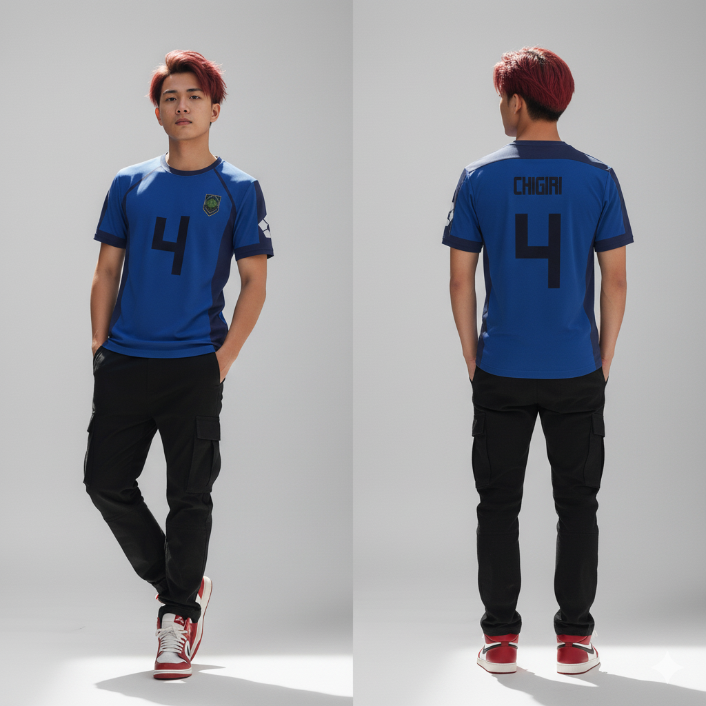 "SOLITARY STRIKERS" - Blue Lock Anime Jersey T-Shirts
