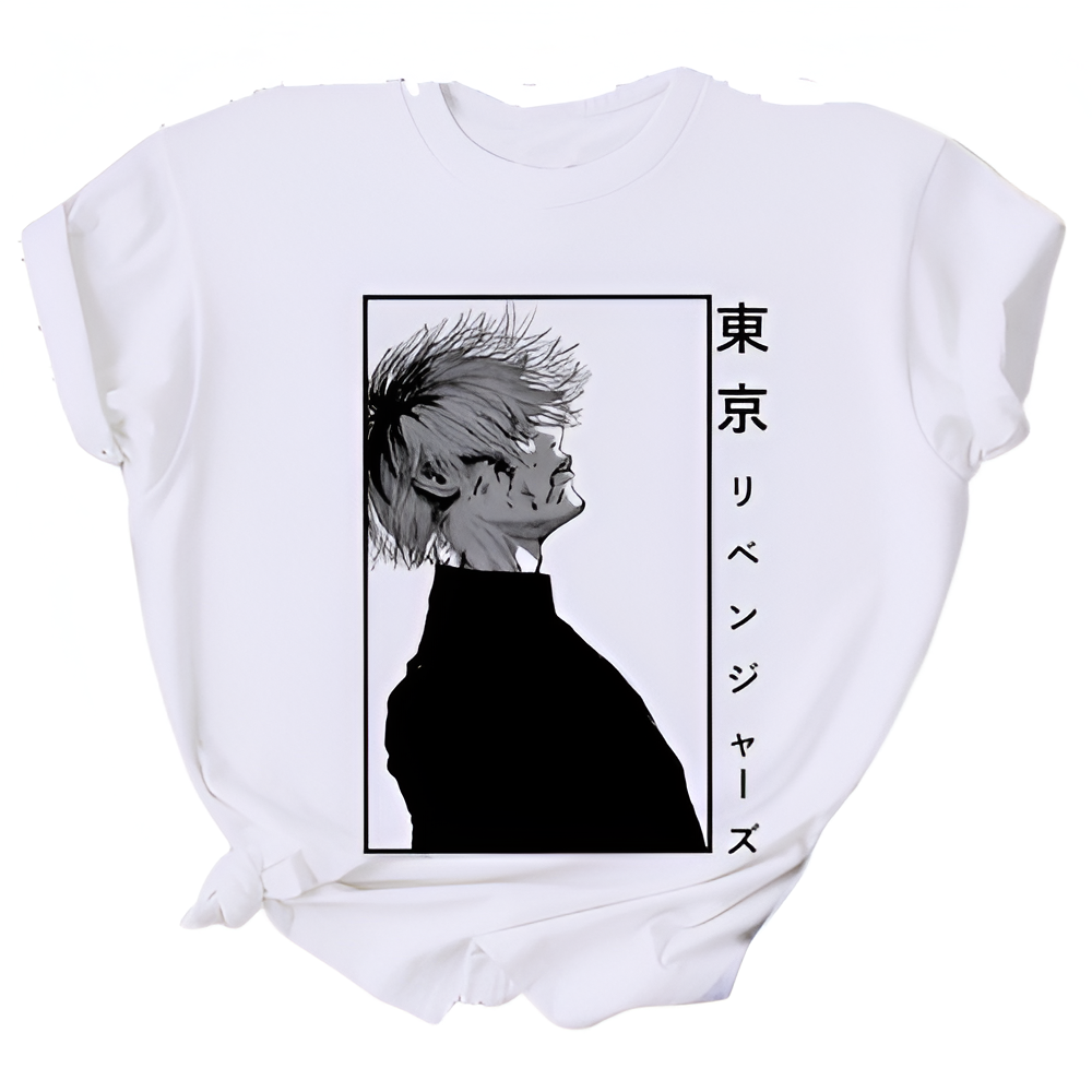 Anime - Streetwear - "BROKEN" - Kaneki Ken Tokyo Ghoul Anime Oversized T-shirt | 2 Options - Alpha Weebs