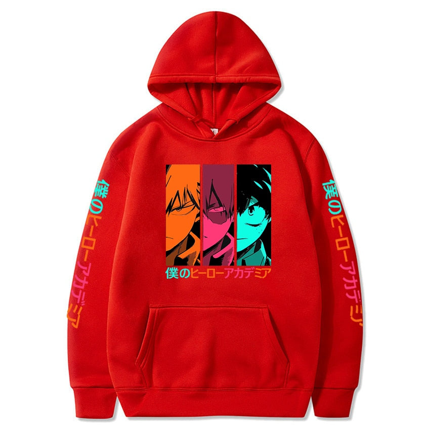 Anime - Streetwear - "STRONG" - My Hero Academia Anime Hoodies | 4 Colors - Alpha Weebs