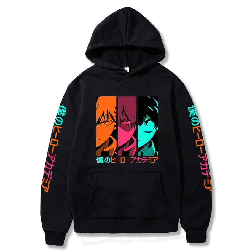 Anime - Streetwear - "STRONG" - My Hero Academia Anime Hoodies | 4 Colors - Alpha Weebs