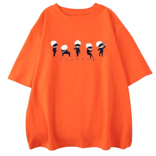 Anime - Streetwear - "KAWAII SENSEI" - Jujutsu Kaisen Gojo Satoru Anime T-Shirts | 5 Colors - Alpha Weebs
