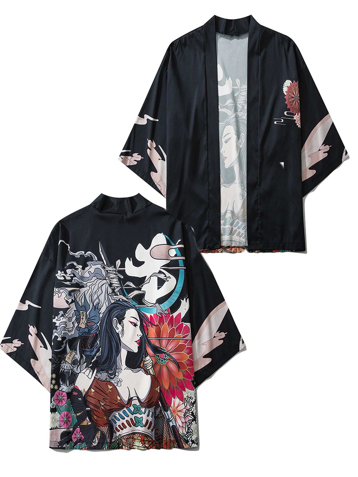 "NORAGI" - Japanese Streetwear Anime Kimono