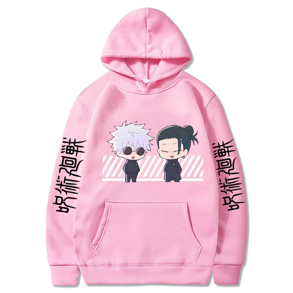 Anime - Streetwear - "GOJO-GETA" - Jujutsu Kaisen Anime Hoodies | 7 Colors - Alpha Weebs