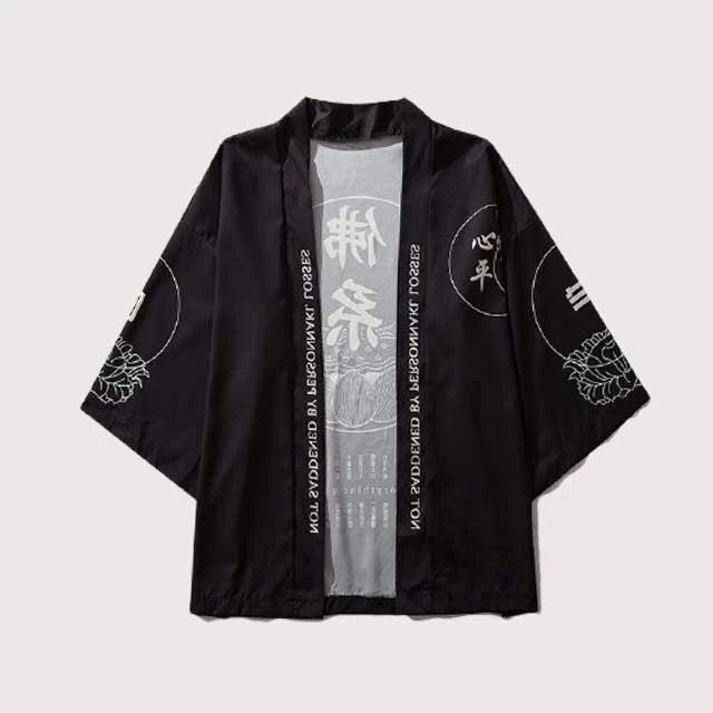 "LOTUS KIMONO" - Japanese Streetwear Anime Kimono