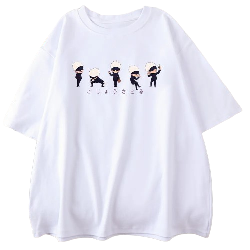 Anime - Streetwear - "KAWAII SENSEI" - Jujutsu Kaisen Gojo Satoru Anime T-Shirts | 5 Colors - Alpha Weebs