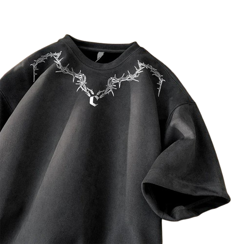 "REBEL'S EDGE" - Japanese Streetwear Anime T-Shirt