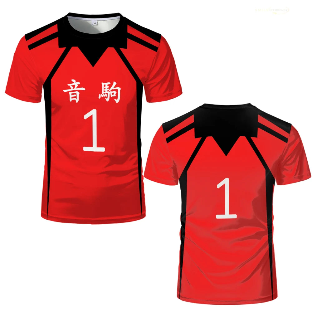 Anime - Streetwear - "SHADOW STALKERS " - Tetsuro Kuroo - Haikyu Anime Jersey T-Shirts - Alpha Weebs