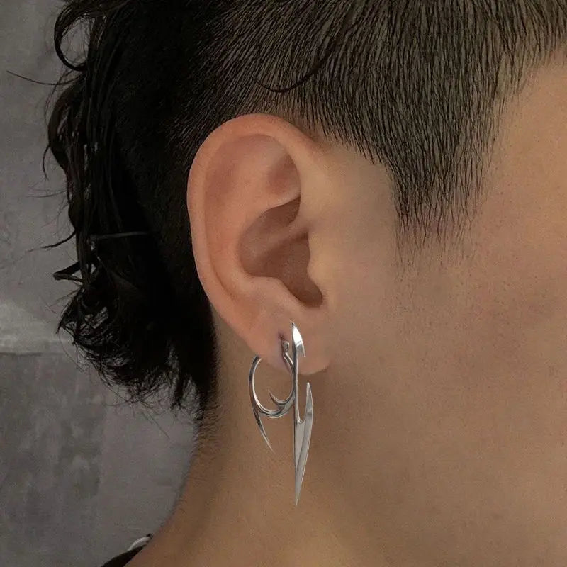 Anime - Streetwear - "THE ULTRA PUNK-OUT" - Cyberpunk Anime Earrings | 2 options - Alpha Weebs