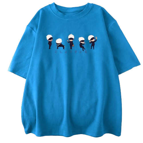 Anime - Streetwear - "KAWAII SENSEI" - Jujutsu Kaisen Gojo Satoru Anime T-Shirts | 5 Colors - Alpha Weebs