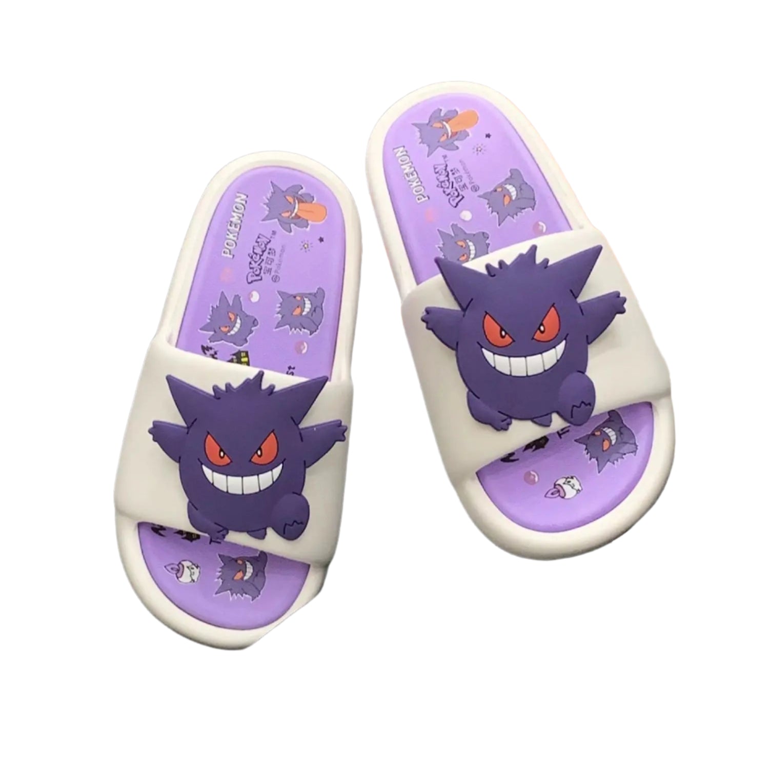"HAUNTING HUES" - Genga - Pocket Monsters Anime Flip Flop | 2 Option