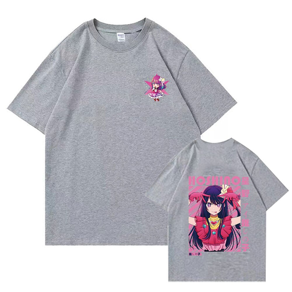 Anime - Streetwear - Oshi No Ko Anime Oversized T-Shirts | 4 Colors - Alpha Weebs