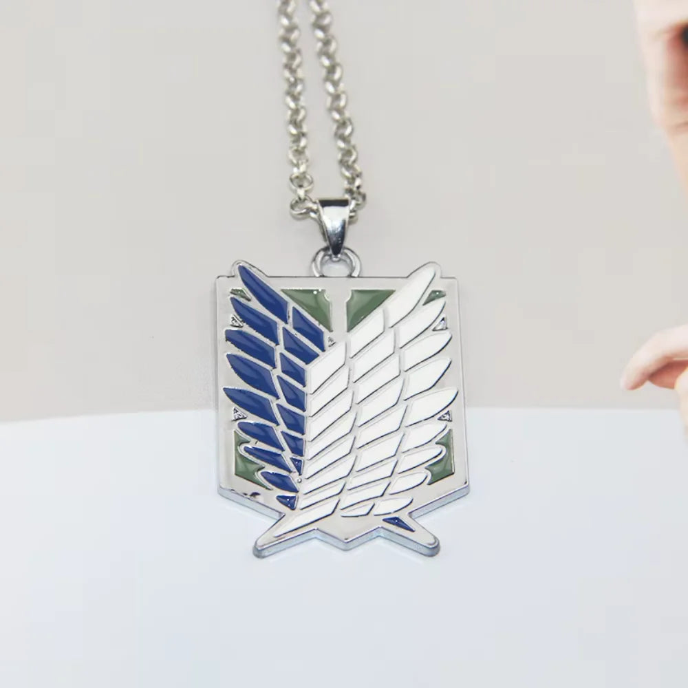 "THE WINGS" - Survey Corps - Attack on Titan Anime Necklace