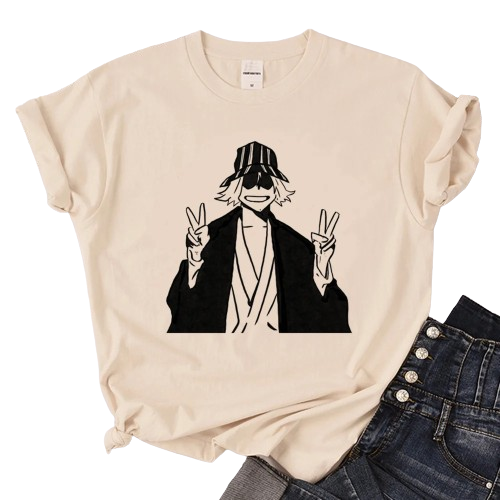 Anime - Streetwear - "HADO 91" - Bleach Retsu Unohana Anime Oversized T-Shirts - Alpha Weebs