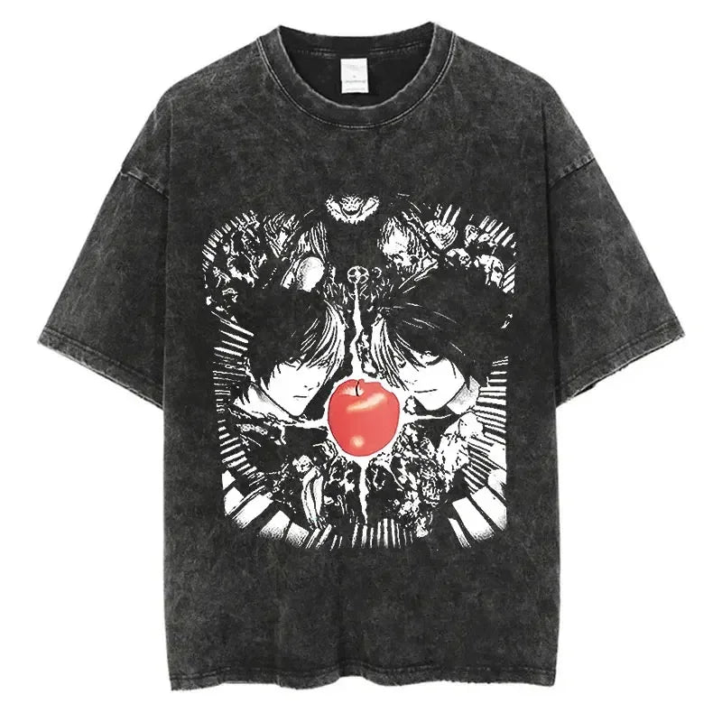 "FORBIDDEN FRUIT" - Lig-ami - Psychological Thriller Anime Vinatge \ Acid Washed T-Shirt