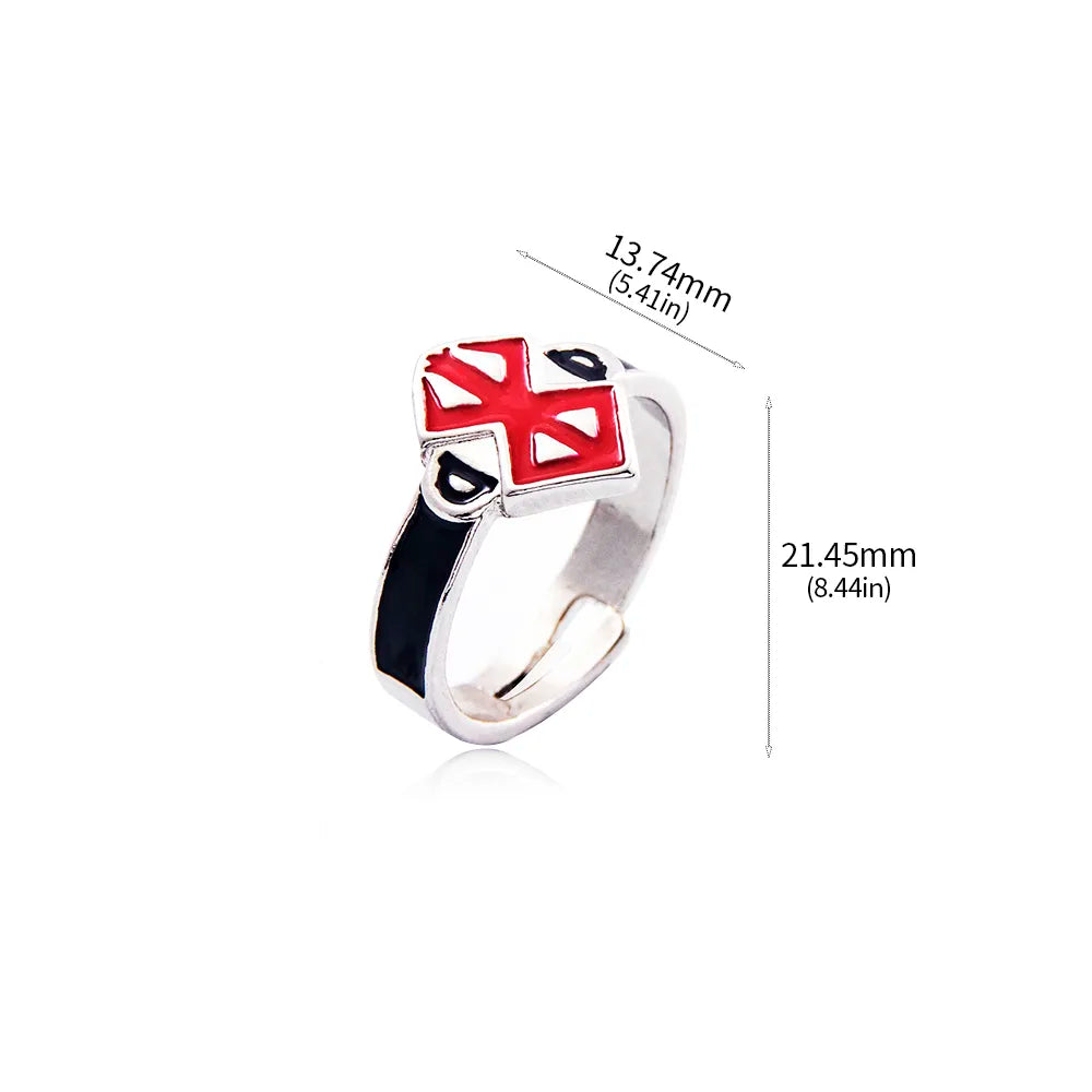 Anime - Streetwear - "SACRIFICE" - Berserk Anime Guts Rings - Alpha Weebs