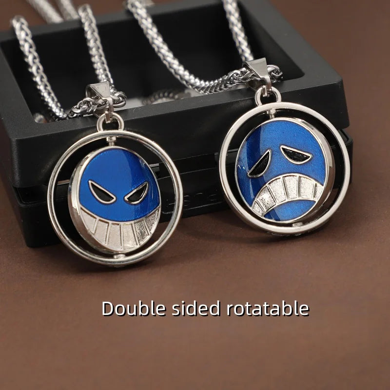 "FROWNY FACE" - Ace - OP Anime Necklace