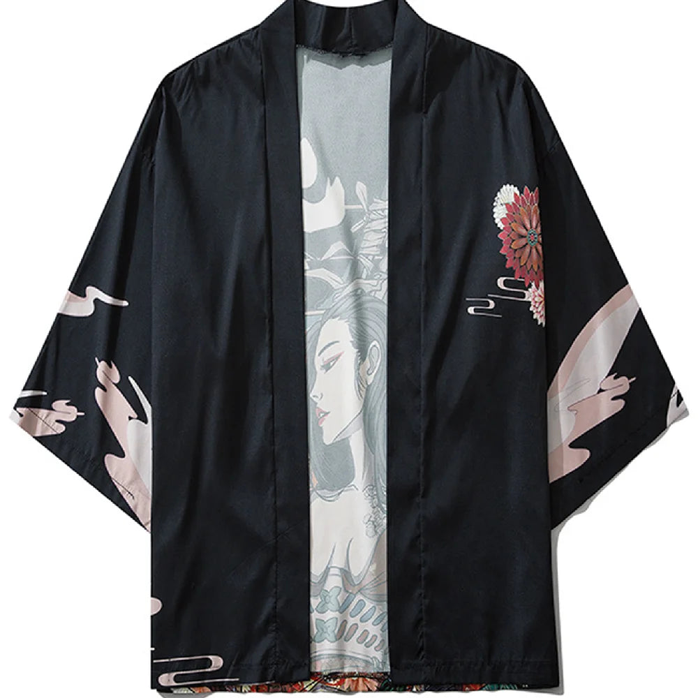 "NORAGI" - Japanese Streetwear Anime Kimono