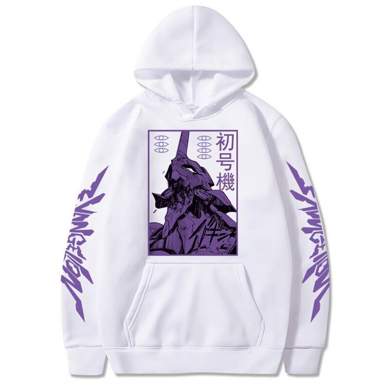 Anime - Streetwear - "EVA-UNIT 1" - Neon Genesis Evangelion Anime Hoodies | 5 Colors - Alpha Weebs
