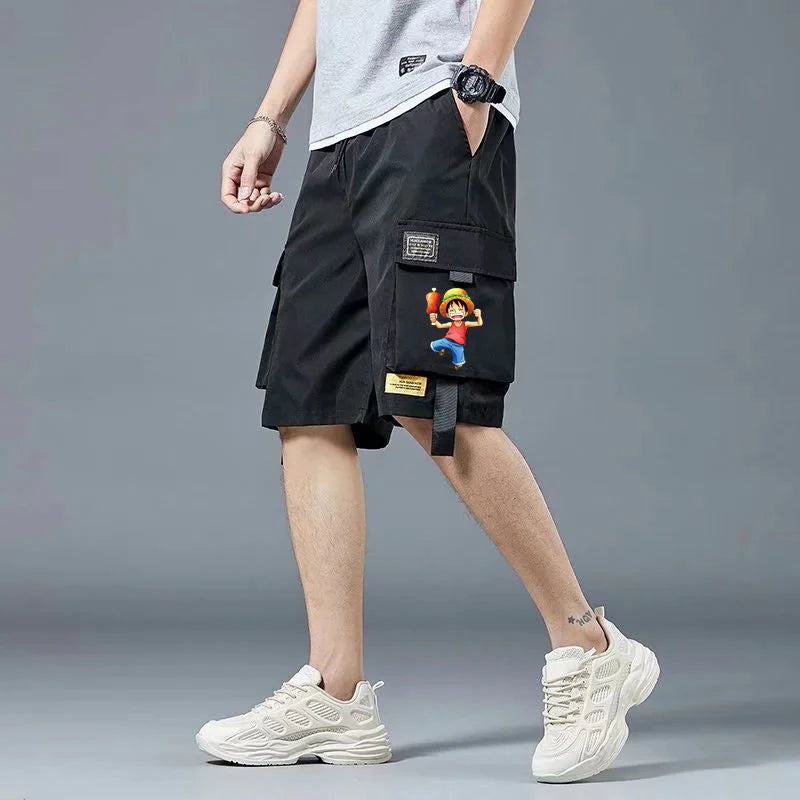 "MEATY LUFFY" - One Piece Anime Shorts | 3 Colors