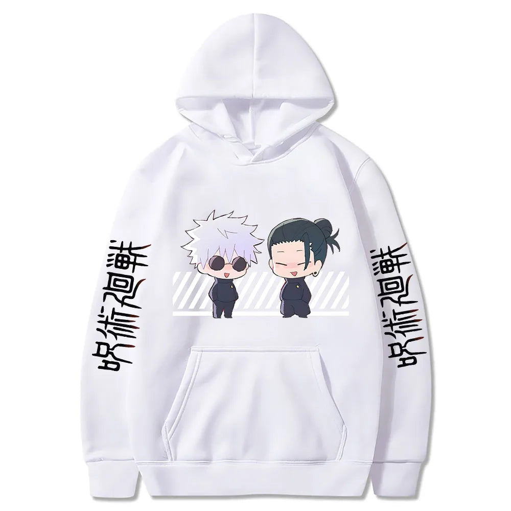 Anime - Streetwear - "GOJO-GETA" - Jujutsu Kaisen Anime Hoodies | 7 Colors - Alpha Weebs
