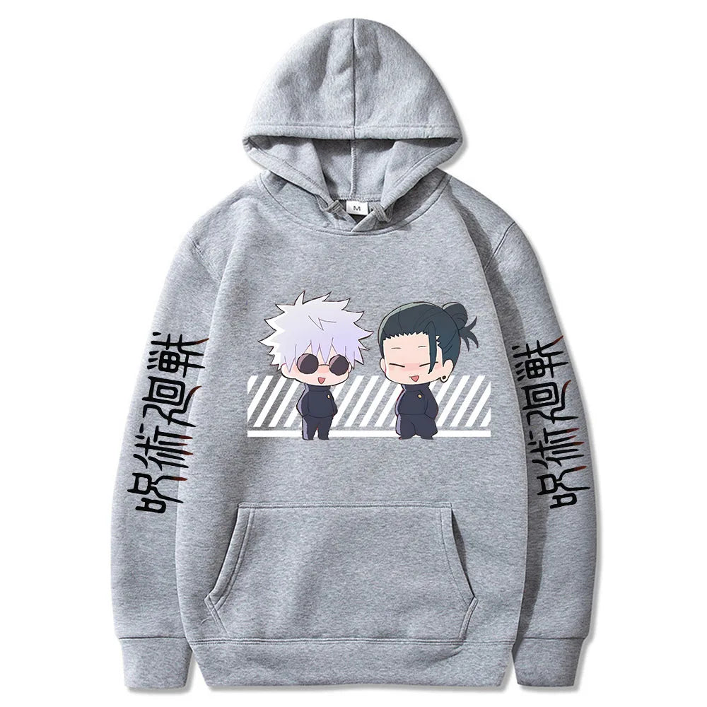 Anime - Streetwear - "GOJO-GETA" - Jujutsu Kaisen Anime Hoodies | 7 Colors - Alpha Weebs