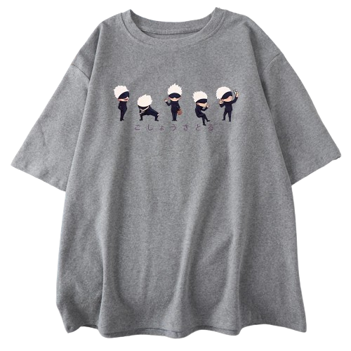 Anime - Streetwear - "KAWAII SENSEI" - Jujutsu Kaisen Gojo Satoru Anime T-Shirts | 5 Colors - Alpha Weebs