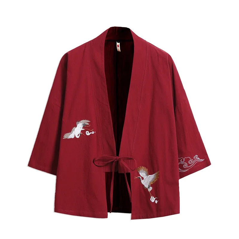 Anime - Streetwear - "YUKATA JACKET"- Japanese Streetwear Anime | 4 Colors - Alpha Weebs