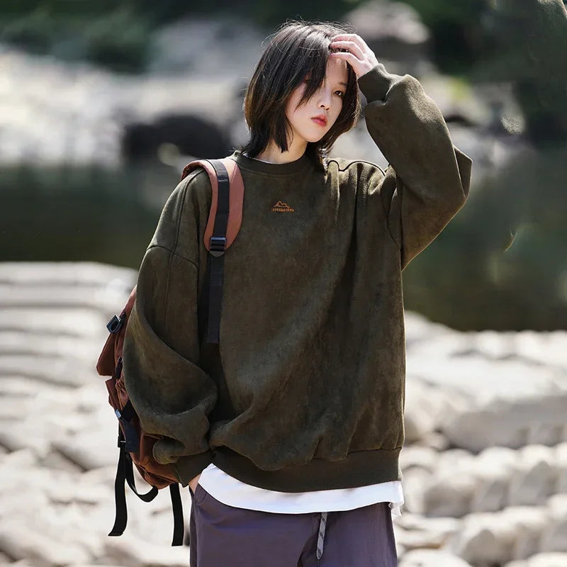 "WORN CREW" - Japanese Streetwear Anime Sweatshirt | 2 Colors