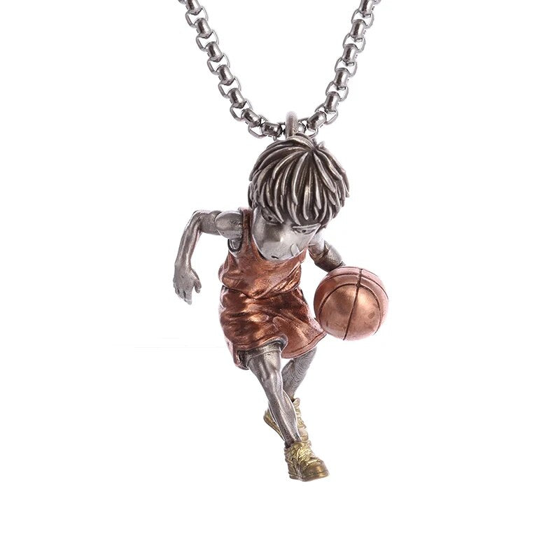 Anime - Streetwear - "HISASHI-HANAMICHI" - Slam Dunk Anime Necklaces | 2 Options - Alpha Weebs