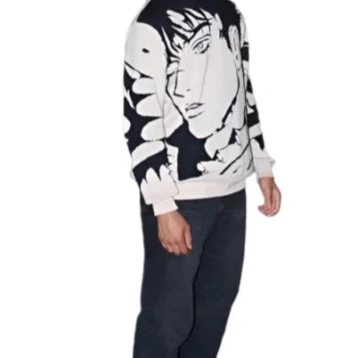 Anime - Streetwear - "THE BRAND" - Guts - Berserk Anime Knitted Sweater - Alpha Weebs