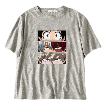 Anime - Streetwear - "HEROES RISE" - My Hero Academia Anime Oversized T-Shirts | V-2 | 5 Colors - Alpha Weebs
