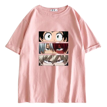 Anime - Streetwear - "HEROES RISE" - My Hero Academia Anime Oversized T-Shirts | V-2 | 5 Colors - Alpha Weebs