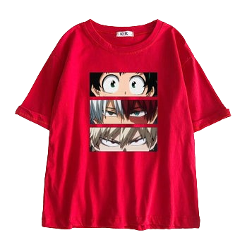 Anime - Streetwear - "HEROES RISE" - My Hero Academia Anime Oversized T-Shirts | V-2 | 5 Colors - Alpha Weebs