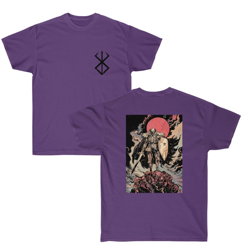 Anime - Streetwear - "GLORY" - Berserk Guts Anime Oversized T-shirt | 6 Colors - Alpha Weebs