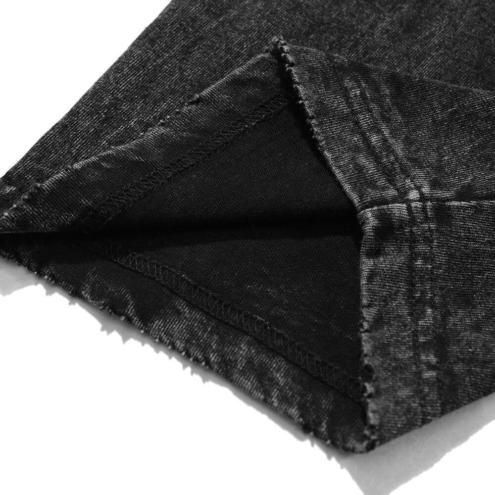 "ASHEN SOUL" - Mis-Ama - Dea-Not Anime Vintage \ Acid Washed Oversized T-Shirt