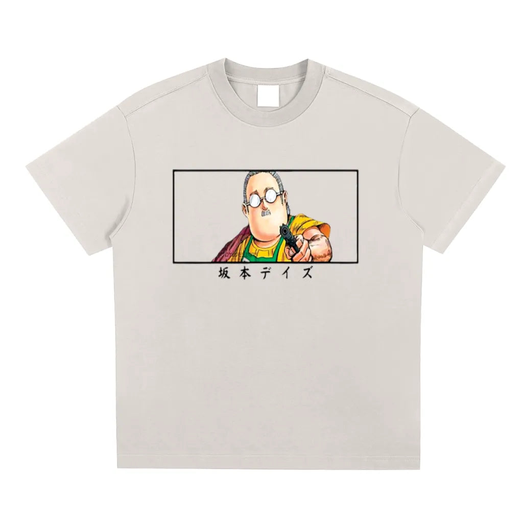 Anime - Streetwear - "MANGA STARE" - Taro - Sakamoto Days Anime Oversized T-Shirt | 2 Options - Alpha Weebs