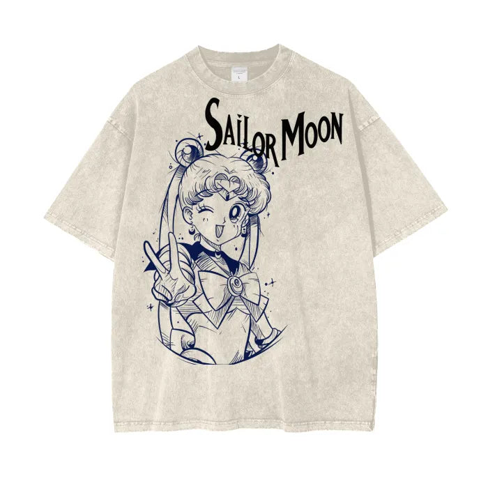 Sailor Moon Oversized Tee MOON PRISM -Usagi Sailor MOON Anime