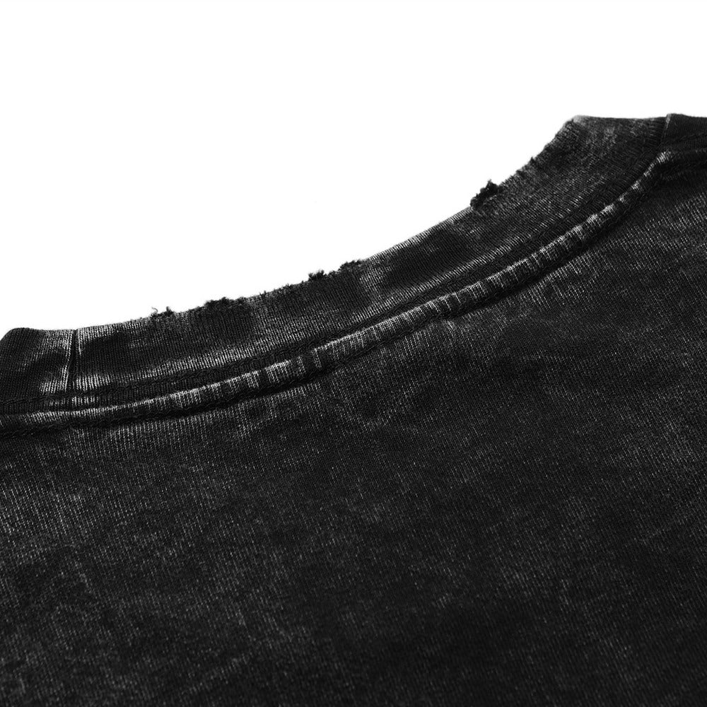 Anime - Streetwear - "CLASSIC" - Berserk Anime Vintage / Acid Washed Guts Sleeves Tank Top - Alpha Weebs