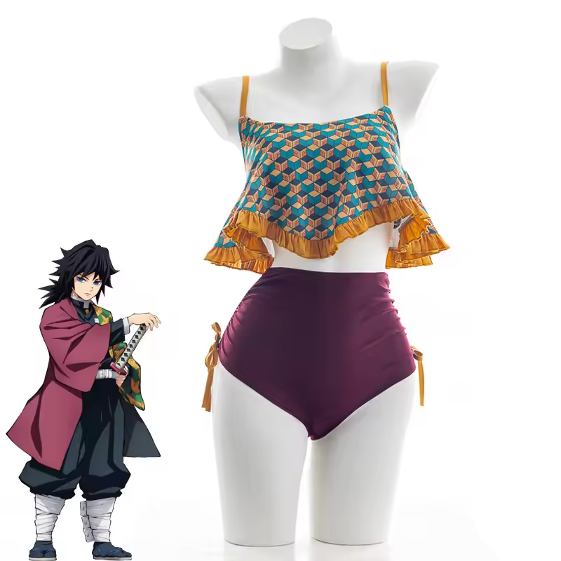 "TOMIOKA GIYUU" - Slayer Corps Anime Swimsuit