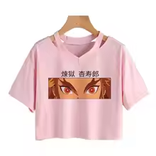 "BURNING WILL" - Slayer Corps Anime Ren Saiyan Legend Crop-Tops | 3 Colors