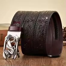 "Z SHENRON" - Embossed Leather DB Series Anime Belt | 4 Options