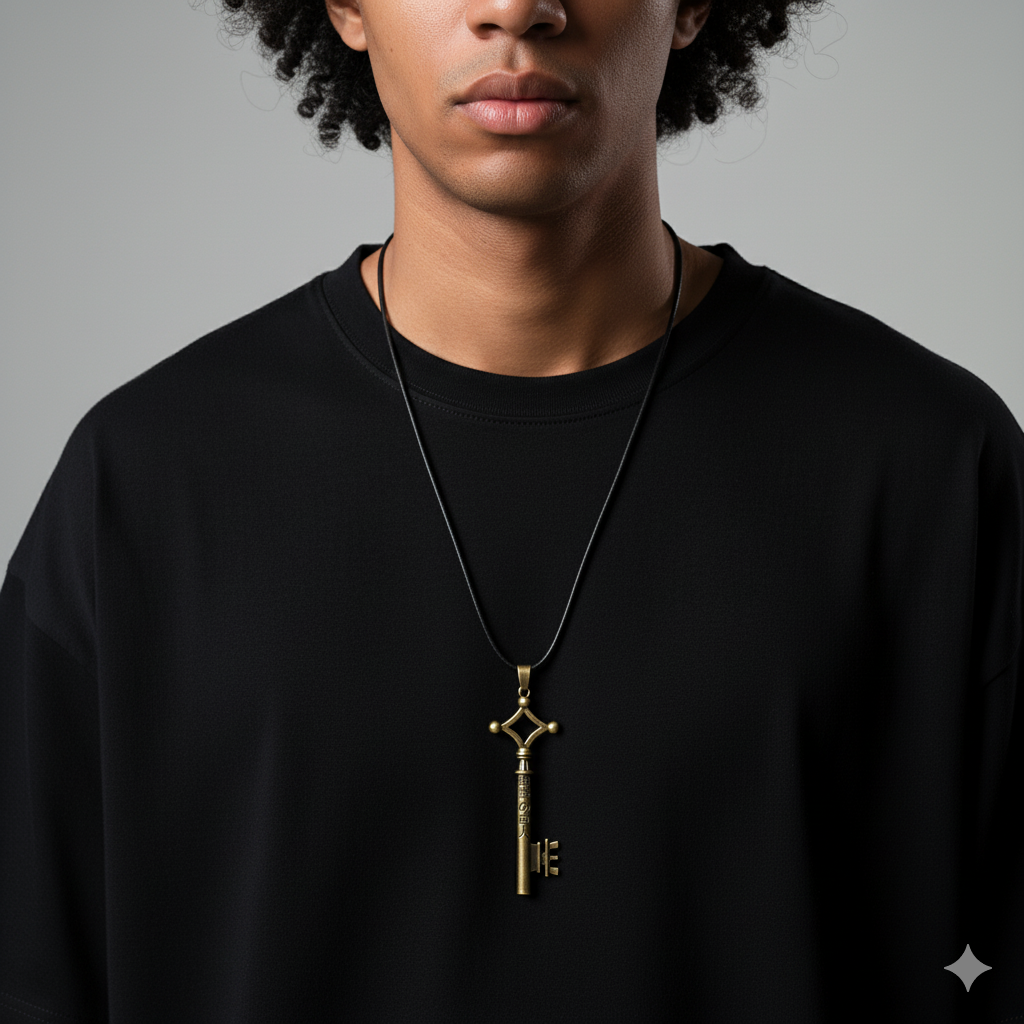 "KEY TO THE PAST" - Eren Yeager Necklace | 3 options - AOT Anime - Alpha Weebs