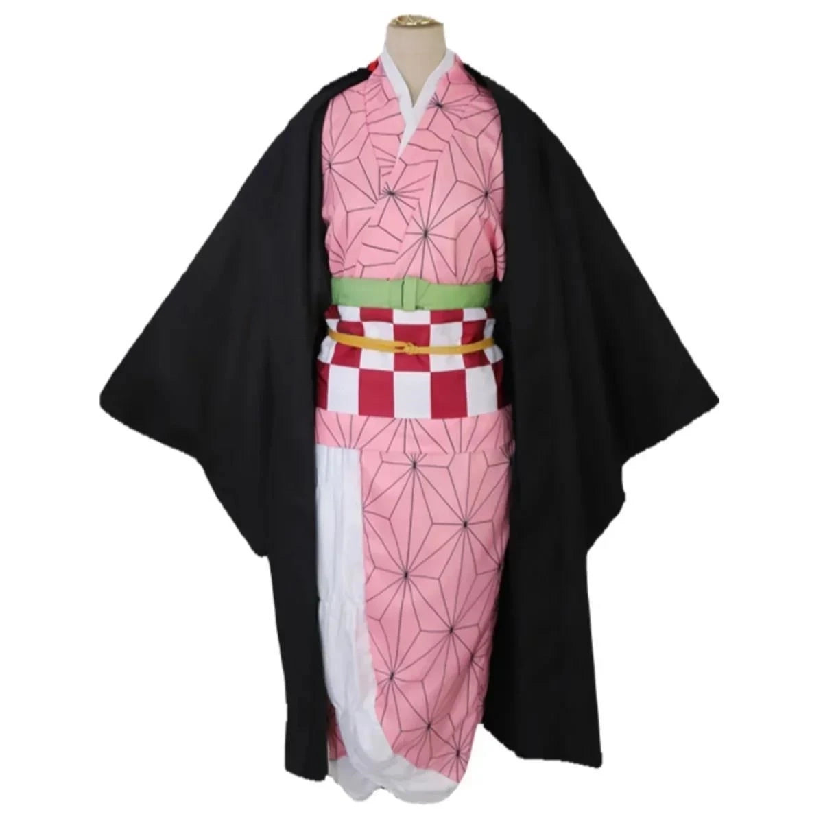 "PINK ASANOHA" - Silent Flame - Slayer Corps Anime Kimono