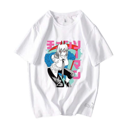 Anime - Streetwear - "DEVIL HUNTERS" - Chainsaw man Anime T-shirt | 2 colors - Alpha Weebs